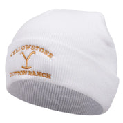 Knitted Beanie - Men's Rib Knit Winter Fisherman Beanie