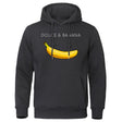 Hoodie - Banana Print - Kangaroo Pocket - Pullover Hoodie - Men's Hoodies