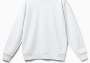 Sweatshirt | White | Crew Neck | Pullover Sweatshirt | Unisex Sweatshirt