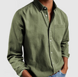 Button-Up Shirt - Casual - Long Sleeve - Denim Shirt - Men's Shirts