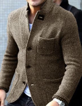 Men's Jacket | Retro | Single Breasted | Blazer Jacket | Tweed Jacket