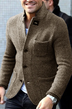 Men's Jacket | Retro | Single Breasted | Blazer Jacket | Tweed Jacket