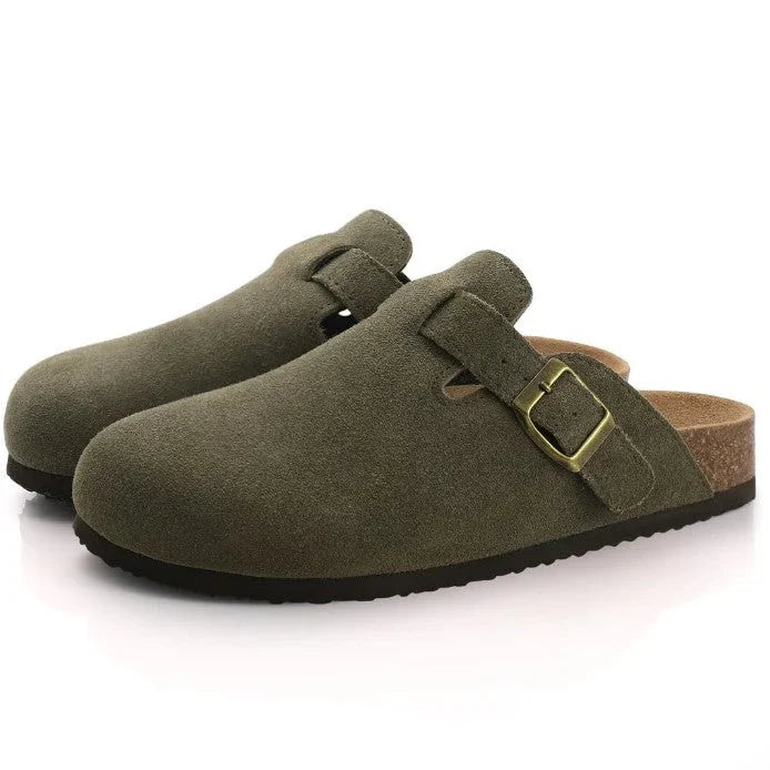 Clogs - Slip-On - Suede - Mule Shoes - Men's Shoes