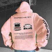 Hoodie | Car Print | Warm | Oversized Hoodie | Men's Clothing
