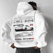 Hoodie | Car Print | Warm | Oversized Hoodie | Men's Clothing