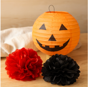 Halloween Pumpkin Lantern | Hanging | Decoration Set | Paper Lantern | Halloween Decor