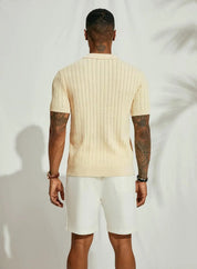 Polo Shirt - Button-Up - Lightweight - Summer Shirt - Men's Short Sleeve Shirt