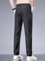 Stretch Trousers - Men's Casual Lightweight Skinny Trousers