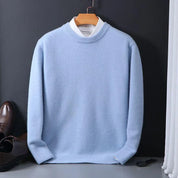 Knitted Jumper - Crew Neck - Winter - Knit Pullover Sweater - Men's Knitwear