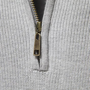 Half Zip Sweater | Knitted | Zip Neck | Polo Jumper | Men's Quarter Zip Jumper