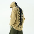 Knitted Hoodie - Printed - Loose Fit - Oversized Hoodie - Men's Hoodie
