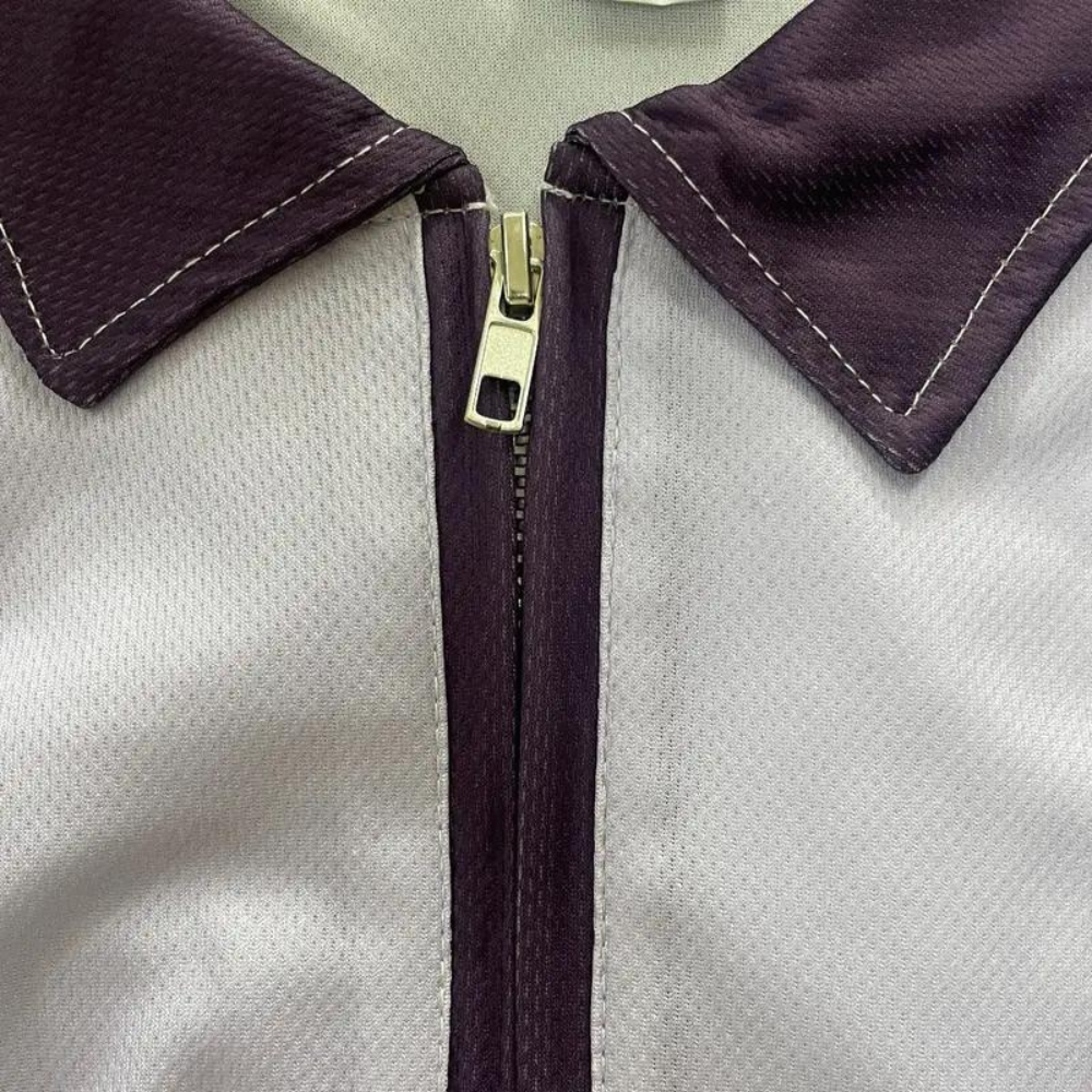 Polo T-Shirt - Collared - Short Sleeve - Quarter Zip Shirt - Men's Shirt