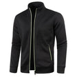 Zip Cardigan | Long Sleeve | Breathable | Zip-Up Jacket | Men's Clothing