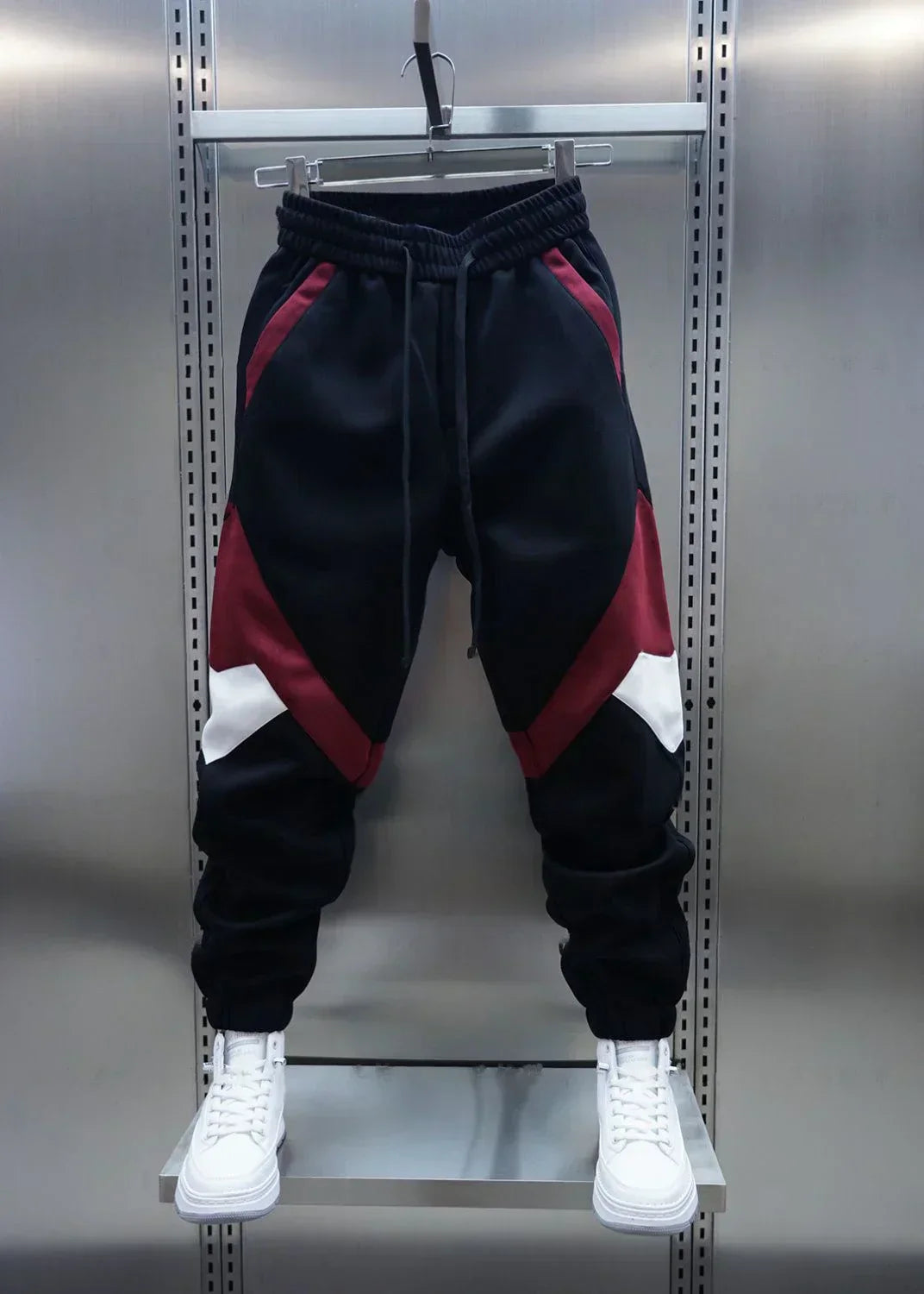 Track Pants | Elastic Waist | Sport | Cuffed Pants | Joggers for Men