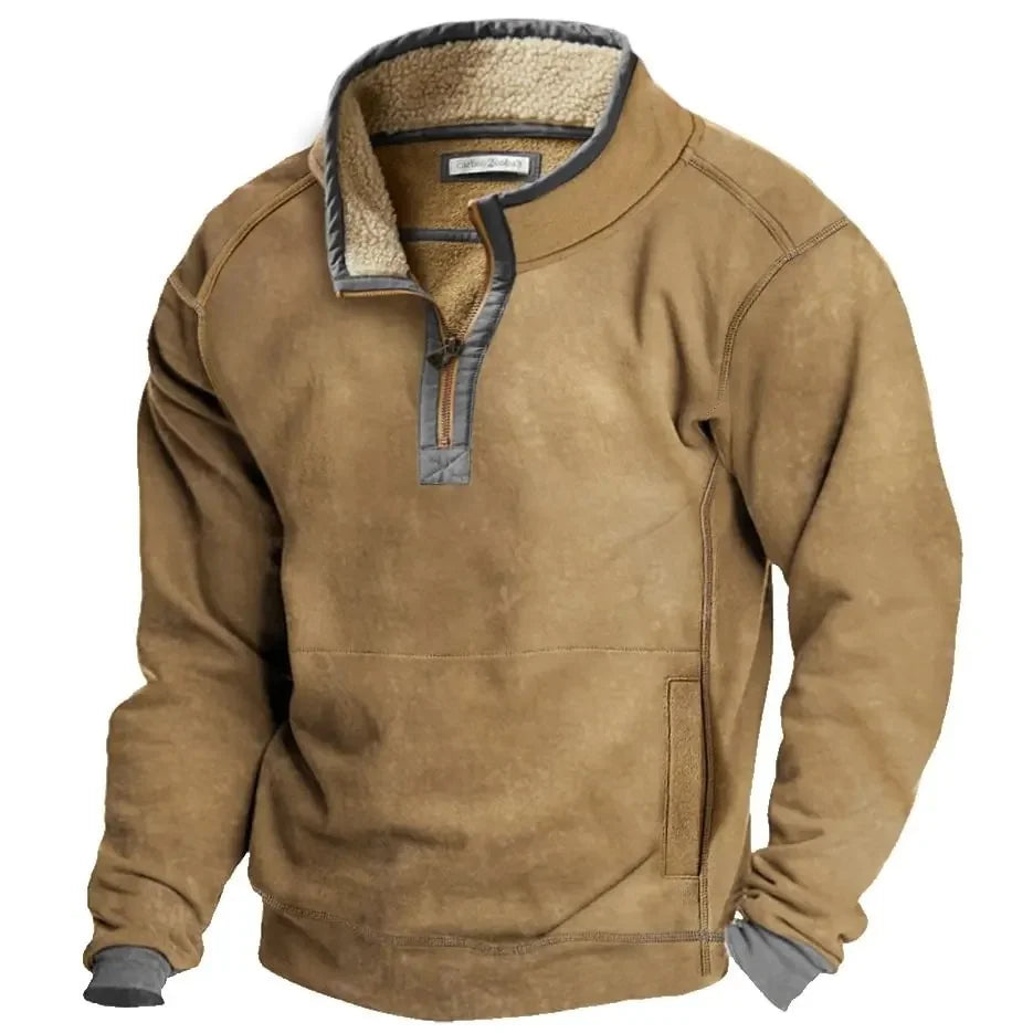 Fleece Sweater | Quarter Zip | Half Zip | Fleece Pullover | Men's Winter Clothes