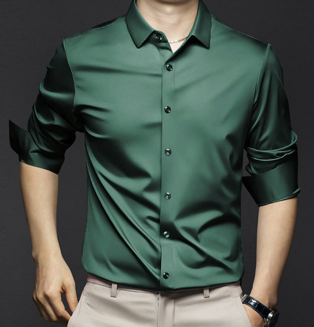 Shirt with Button Placket – non-crease – non-iron – Oxford shirt – men's shirt-Southern-Taylor