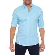 Button-Up Shirt - Collared - Non-Iron - Long Sleeve Shirt - Men's Shirt