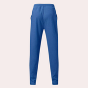 Slim Fit Joggers - Men's Skinny Elastic Waist Drawstring Sweatpants