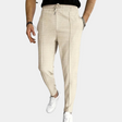 Slim Fit Joggers - Men's Skinny Elastic Waist Drawstring Sweatpants
