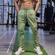 Track Pants - Men's Elastic Waist Gym Workout Pants
