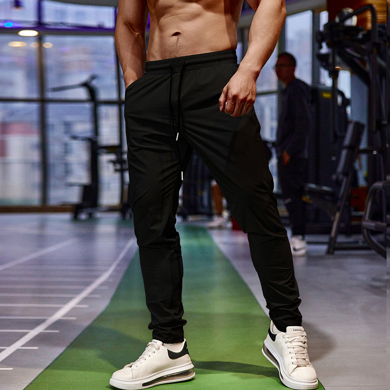 Track Pants - Men's Elastic Waist Gym Workout Pants
