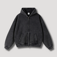 Oversized Hoodie | Zip-Up | Washed | Zipper Hoodie | Hoodie for Men