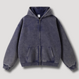 Oversized Hoodie | Zip-Up | Washed | Zipper Hoodie | Hoodie for Men