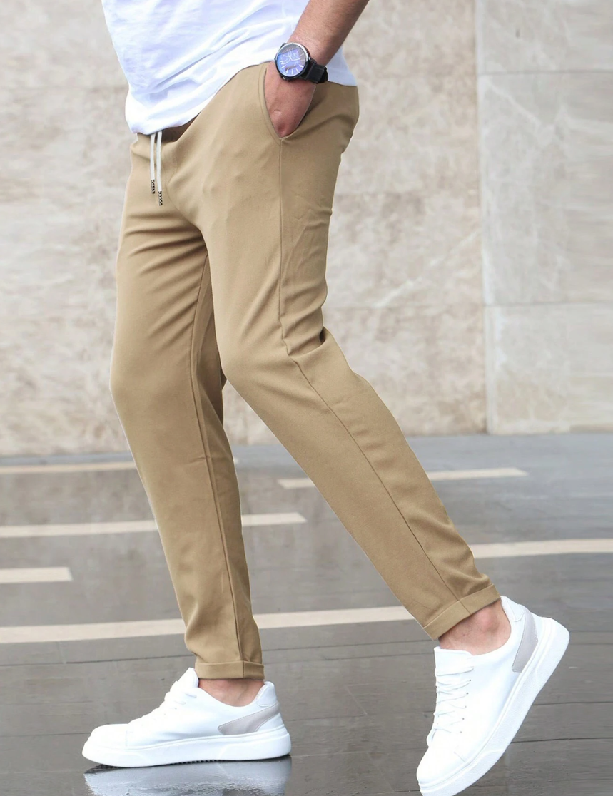 Stretch Pants - Comfortable - Drawstring - Stretch Chinos - Men's Pants-Southern-Taylor