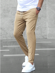 Stretch Pants - Comfortable - Drawstring - Stretch Chinos - Men's Pants-Southern-Taylor