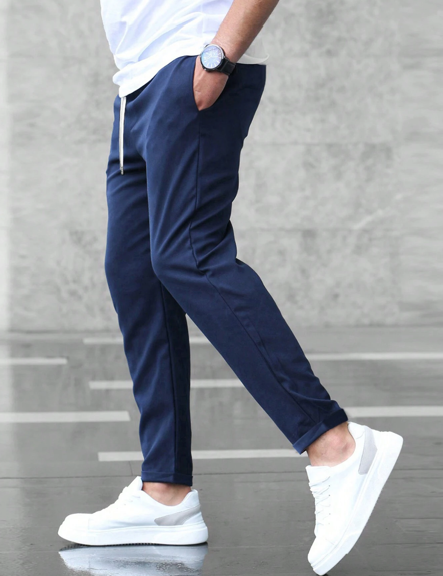 Stretch Pants - Comfortable - Drawstring - Stretch Chinos - Men's Pants-Southern-Taylor