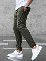 Stretch Pants - Comfortable - Drawstring - Stretch Chinos - Men's Pants-Southern-Taylor