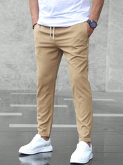 Stretch Pants - Comfortable - Drawstring - Stretch Chinos - Men's Pants-Southern-Taylor