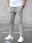 Stretch Pants - Comfortable - Drawstring - Stretch Chinos - Men's Pants