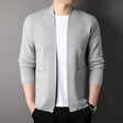 Men's Cardigan - Open Front - Pockets - Knitted Cardigan - Men's Clothing