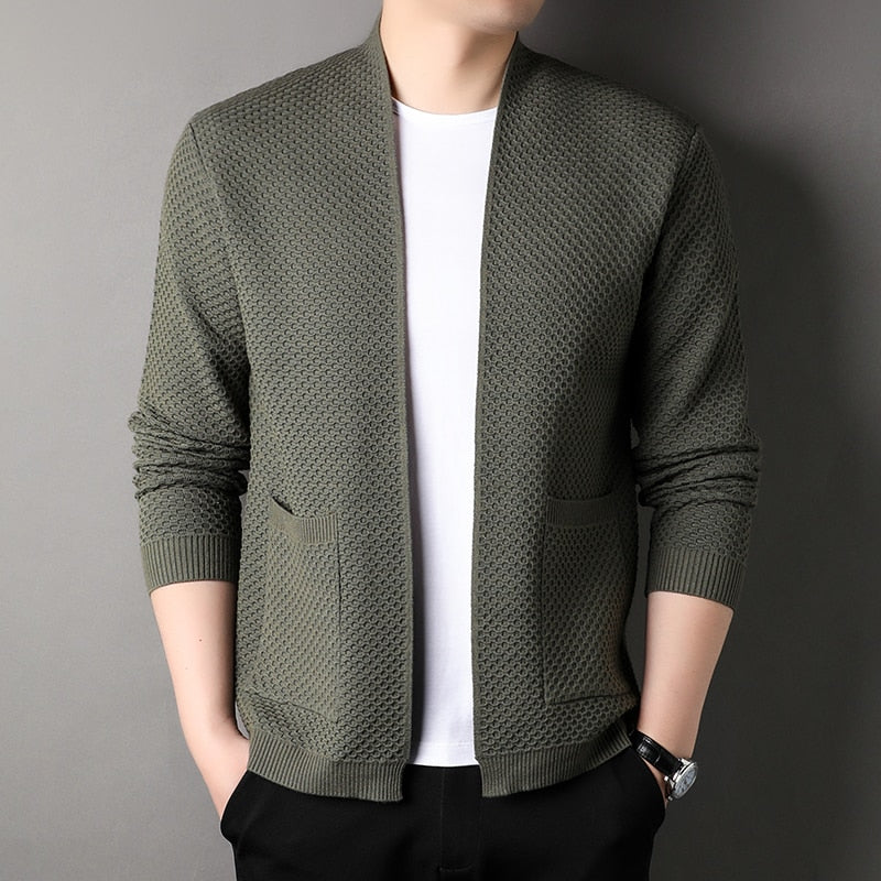 Sven | Herren Weiche Strickjacke für Alltagkomfort-Grace Aura
