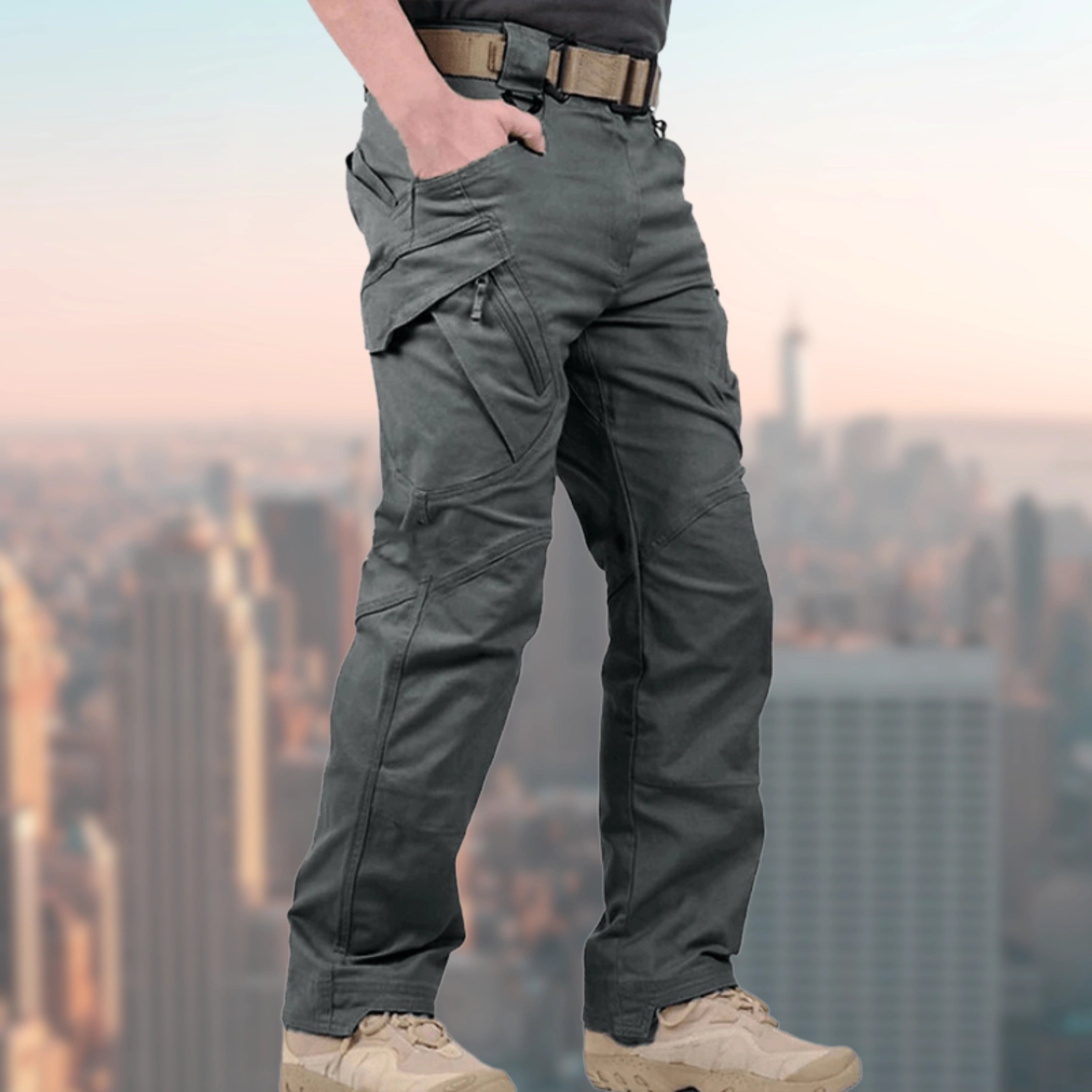 Cargo Pants - Straight Leg - Tactical - Trousers for Trekking - Men's Cargo Trousers