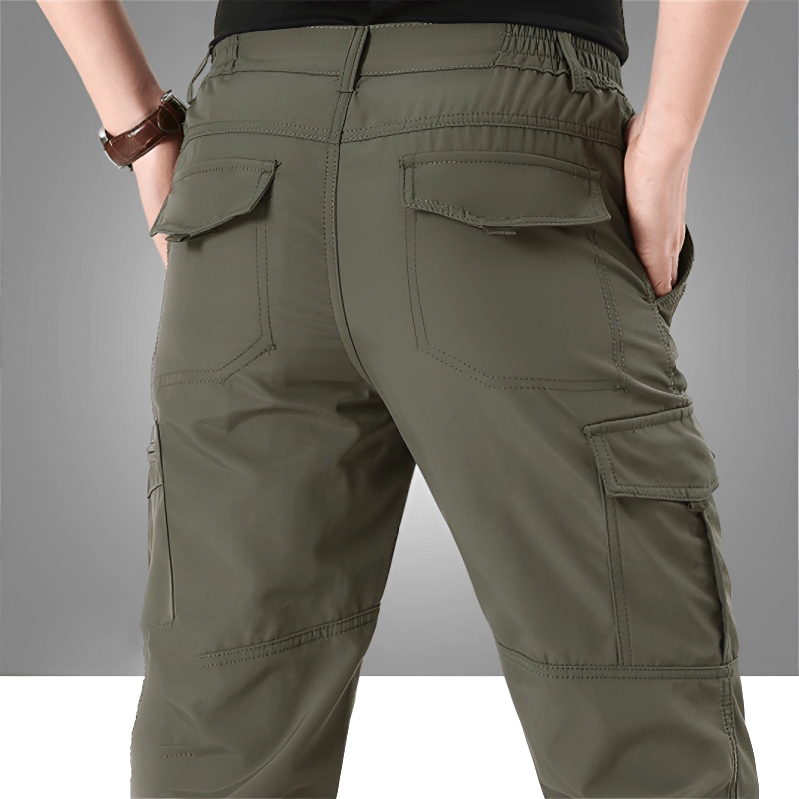 Cargo Pants - Straight Leg - Tactical - Trousers for Trekking - Men's Cargo Trousers