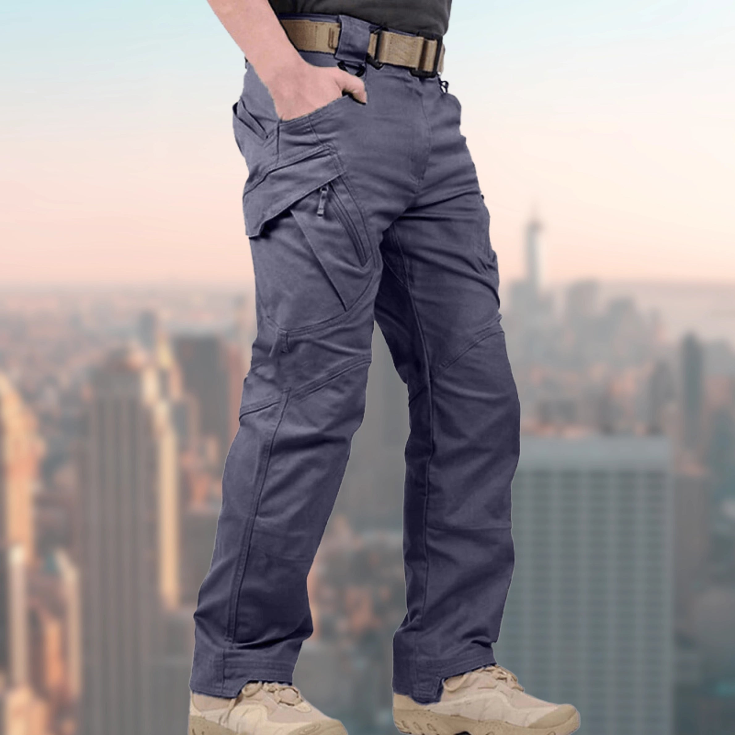 Cargo Pants - Straight Leg - Tactical - Trousers for Trekking - Men's Cargo Trousers