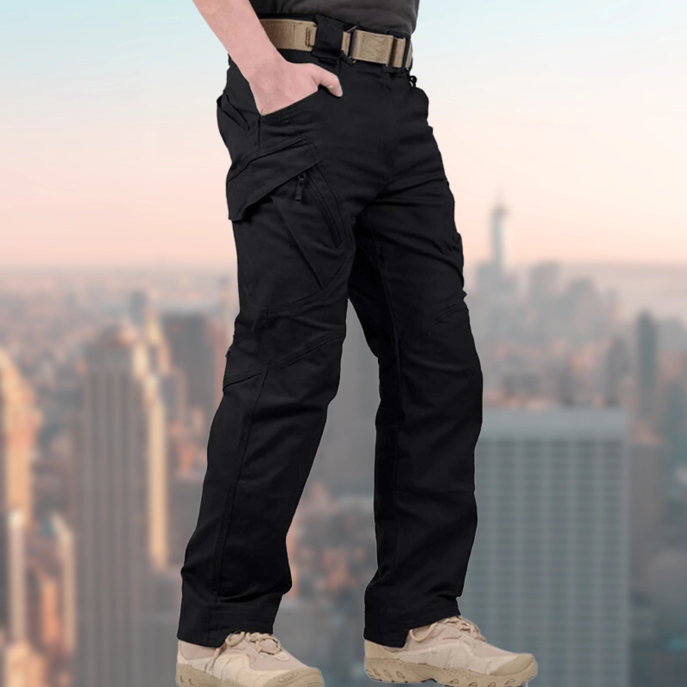 Cargo Pants - Straight Leg - Tactical - Trousers for Trekking - Men's Cargo Trousers