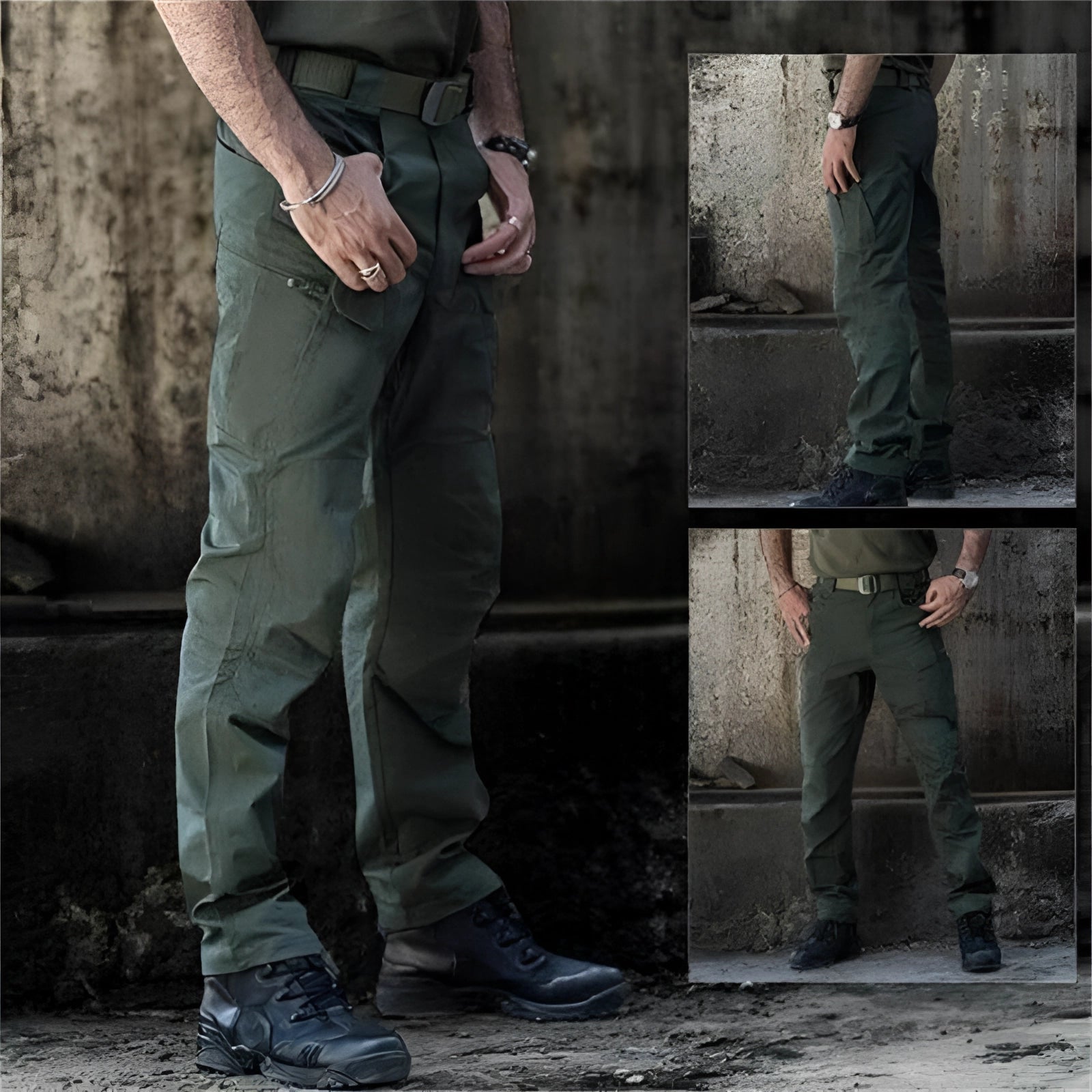 Cargo Pants - Straight Leg - Tactical - Trousers for Trekking - Men's Cargo Trousers