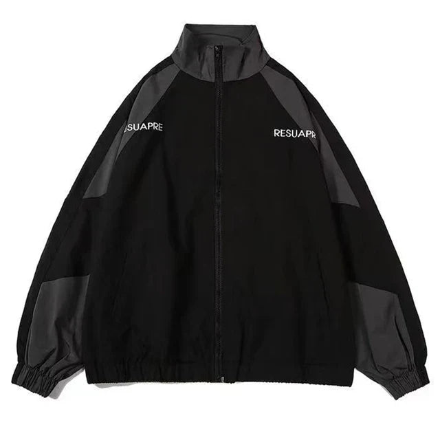 Trainingsjack | Met ritssluiting | Oversized | Windjack | Damesjack-Boetiek Moda