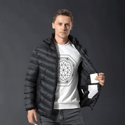 Heated Jacket - Hooded - Puffer - Down Jacket - Men's Winter Jacket 