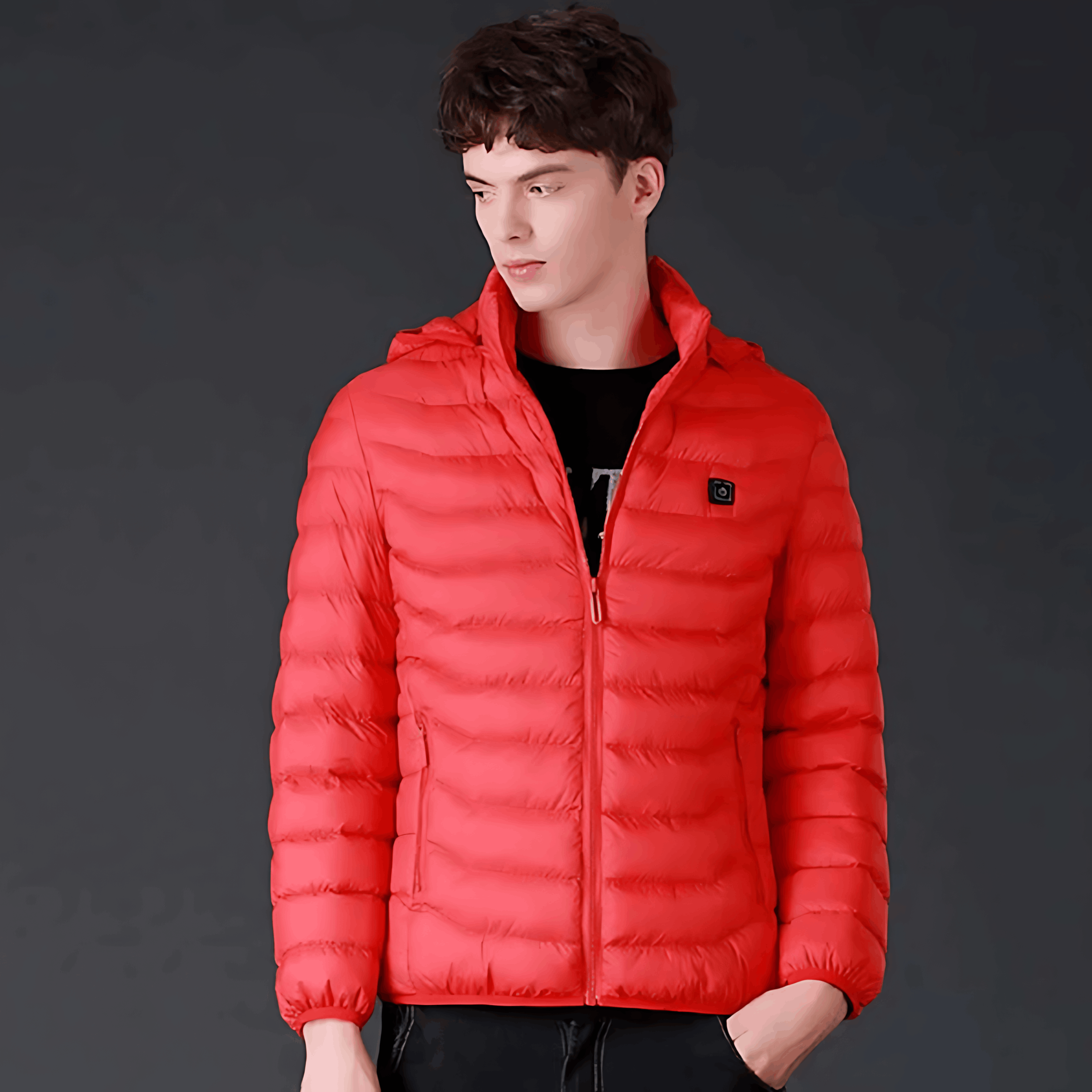 Heated Jacket - Hooded - Puffer - Down Jacket - Men's Winter Jacket 