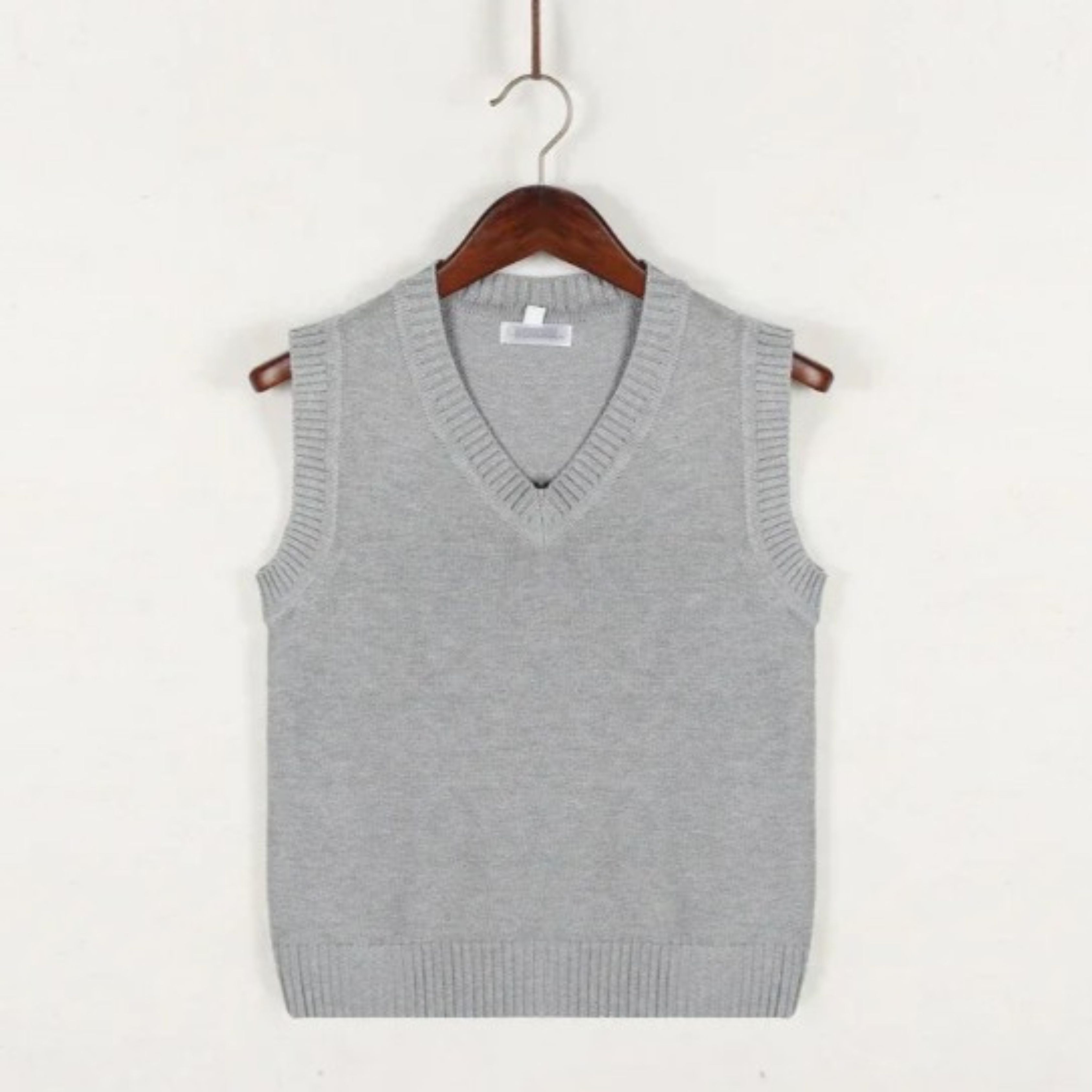 Sweater Vest - Men's Sleeveless V-Neck Pullover Knitted Vest
