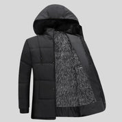 Male Winter Jacket | Hooded | Fur Lined | Puffer Jacket | Men's Padded Jacket