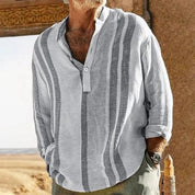 Long Sleeve Shirt | Button-Up | Loose Fit | Casual Shirt | Men's Shirts 
