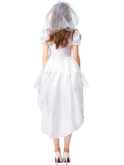 Corpse Bride Costume - Short Sleeve - Mini - Dead Bride Outfit - Women's Halloween Costume