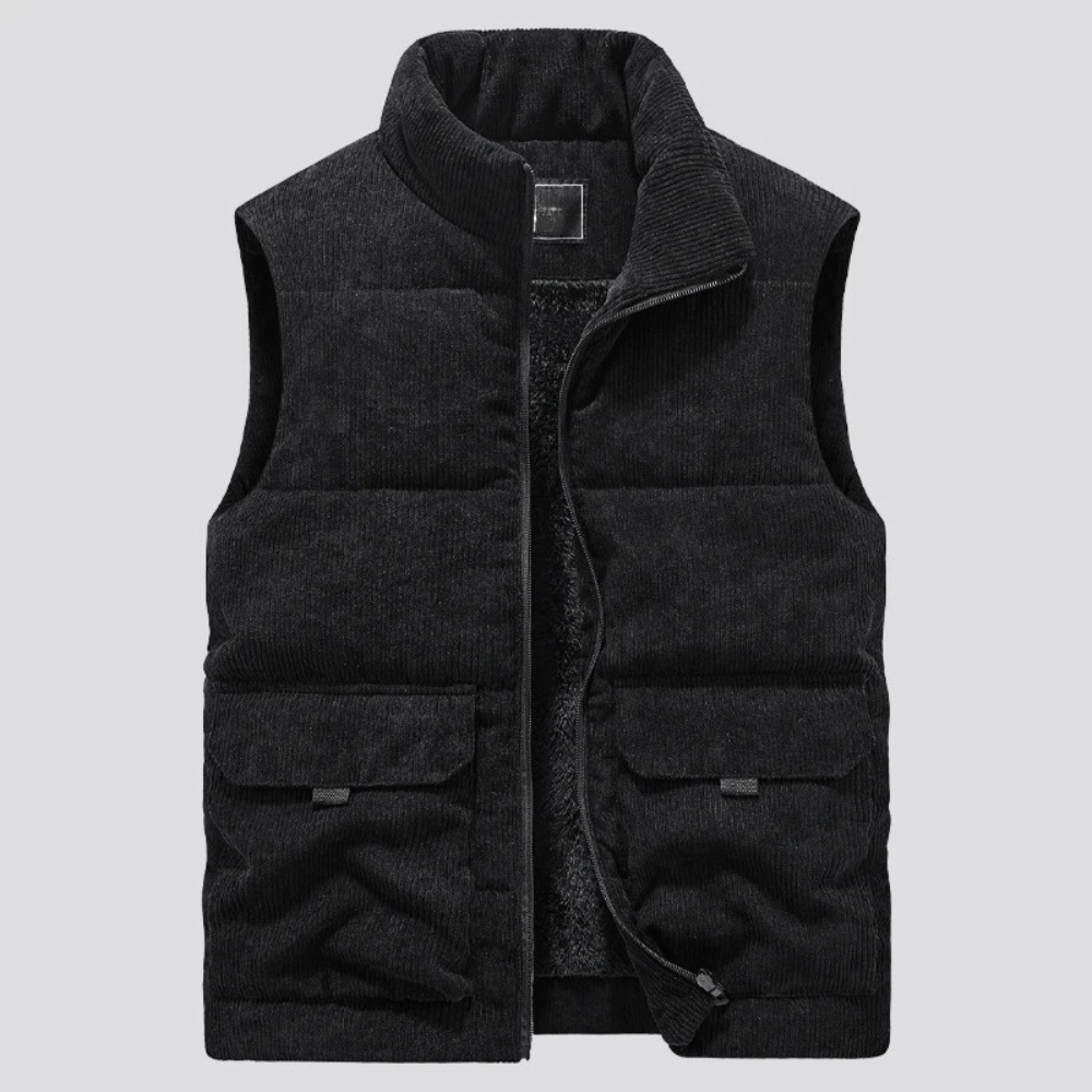 Bodywarmer | Corduroy | Padded | Puffer Vest | Men's Gilet