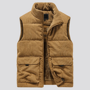 Bodywarmer | Corduroy | Padded | Puffer Vest | Men's Gilet