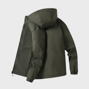 Windbreaker Jacket - Hooded - Outdoor - Softshell Jacket - Men's Waterproof Jacket